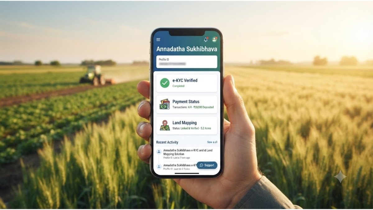 P Annadatha Sukhibhava status check online ekyc pending land mapping error solution telugu P Annadatha Sukhibhava status check online ekyc pending land mapping error solution telugu